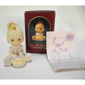 Precious Moments Ornament - Baby's First Christmas- Special 1990‎ Issue #523771